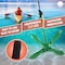 Rad Sportz Kayak Anchor - 3.5lb Folding Kit with 40ft Marine Rope for Paddle Board by Green 83-7004 - alternate 7